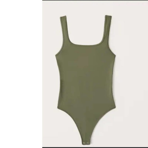 Abercrombie 90’s seamless ribbed tank bodysuit - Picture 1 of 6